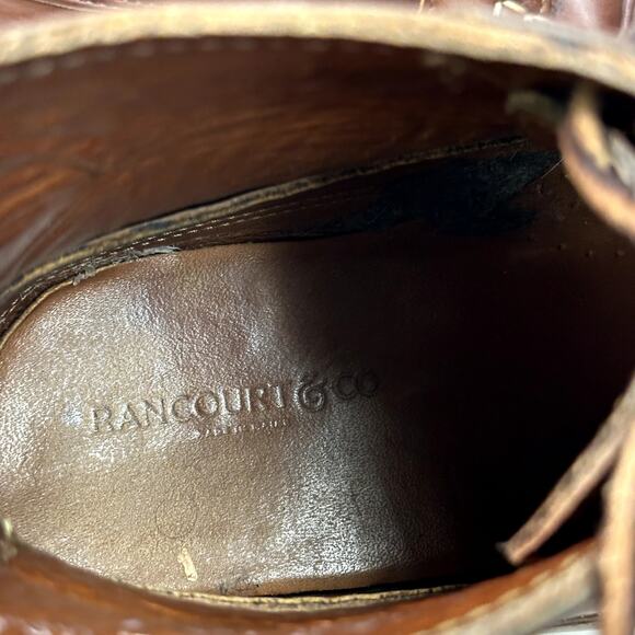 VERY GOOD Rancourt & Co. Harrison Boot Heritage Leather Brown Made in USA 12 D - Picture 10 of 11